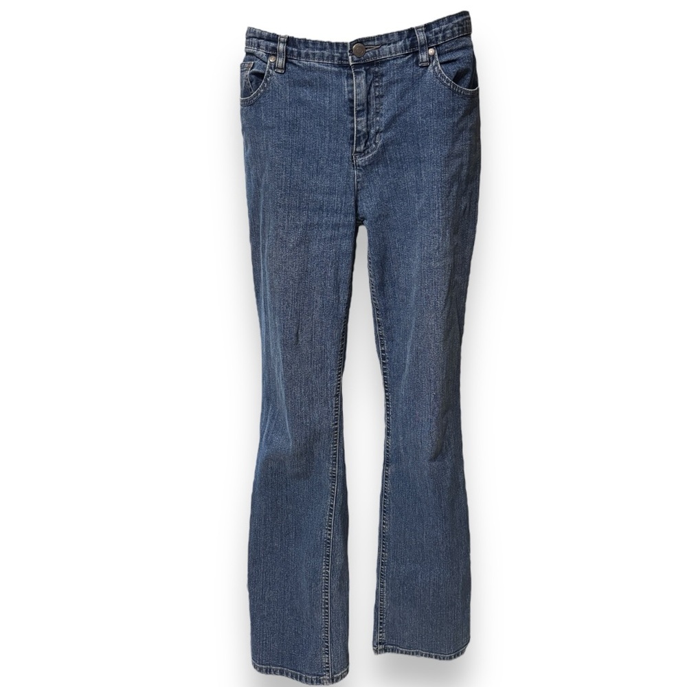 ADDITIONS by CHICOS Mid Rise Boot Cut Jeans